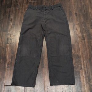 Wrangler Workwear Men's Gray Carpenter Pants Size 36x30 Double‎ Knee Workwear